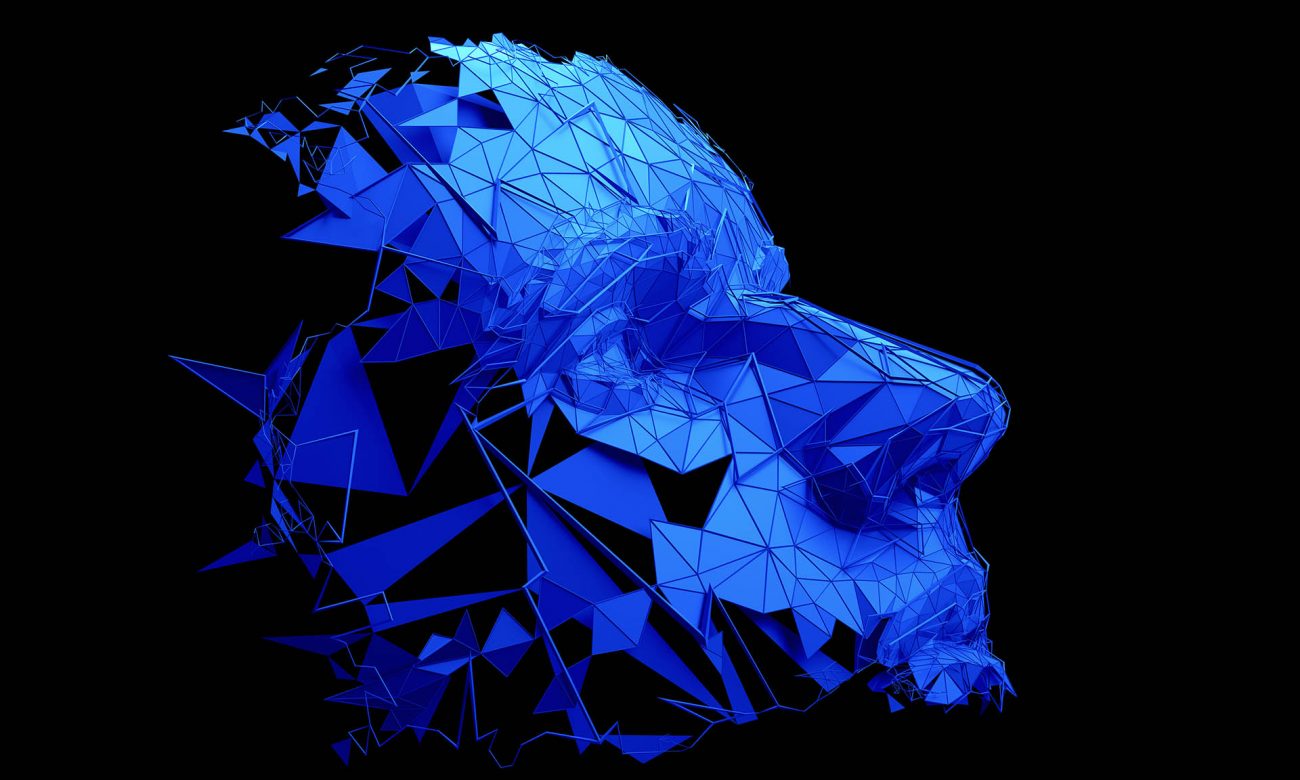 Abstract 3D Rendering of Polygonal Human Face